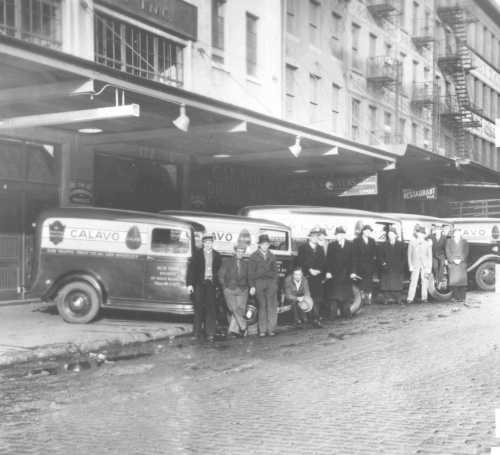 Calavo fruit delivery trucks in New York City